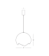 Zambelis Dome Pendant Ceiling Light White 1xE27-5