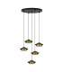Selira Cluster Pendant Ceiling Light Sandy Black-Brushed Gold LED 3000K-1