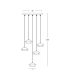 Selira Cluster Pendant Ceiling Light Sandy Black-Brushed Gold LED 3000K-2