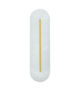 Liora 14W Integrated Led Wall Lamp Brass-Natural Alabaster LED 3000K Dimmable-1