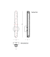 Liora 15W Integrated Led Wall Lamp Brass-Natural Alabaster LED 3000K Dimmable-3