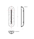 Liora 14W Integrated Led Wall Lamp Brass-Natural Alabaster LED 3000K Dimmable-3