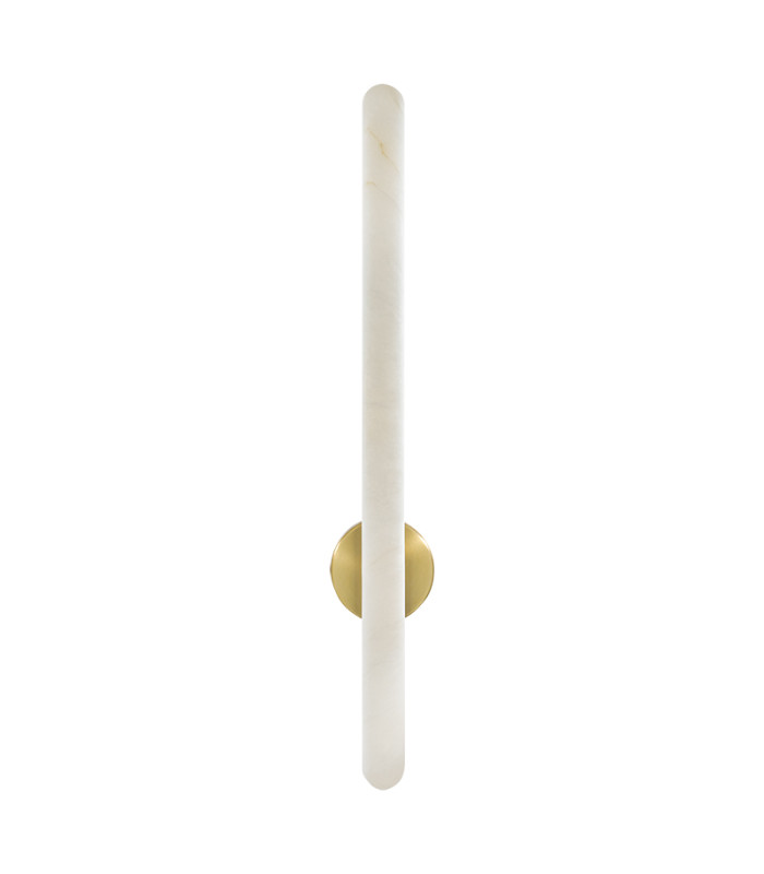 Liora 19W Integrated Led Wall Lamp Brass-Natural Alabaster LED 3000K Dimmable-1