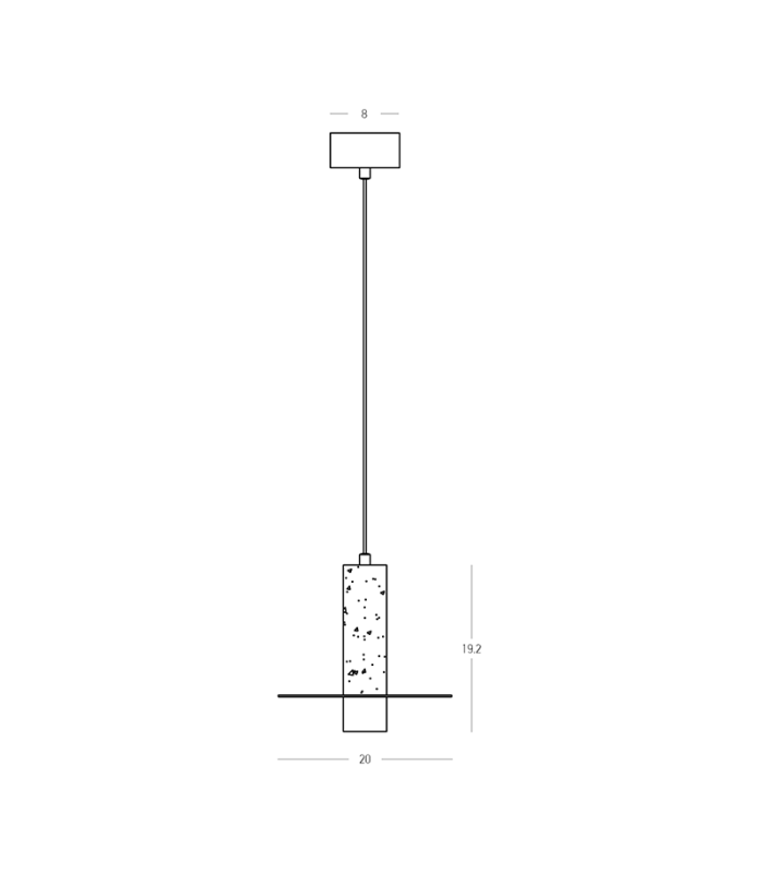 Liora 20cm Slim Pendant Ceiling Light Brass-Natural Alabaster LED 3000K Dimmable-4