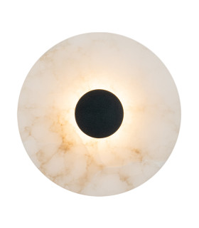 Maroni 
Integrated Led Wall Lamp Black Matt-Natural Alabaster LED 3000K-1