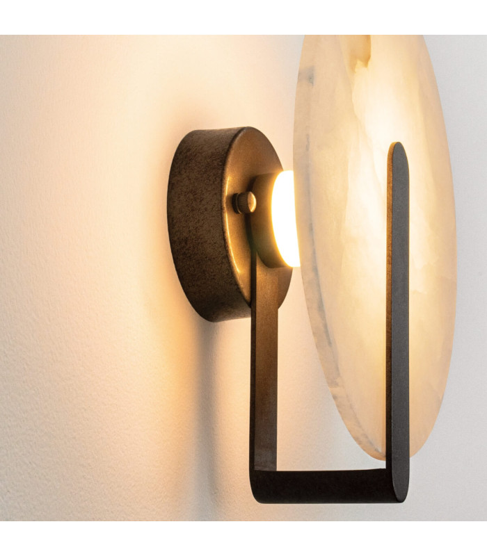Maroni 
Integrated Led Wall Lamp Rust-Natural Alabaster LED 3000K-3