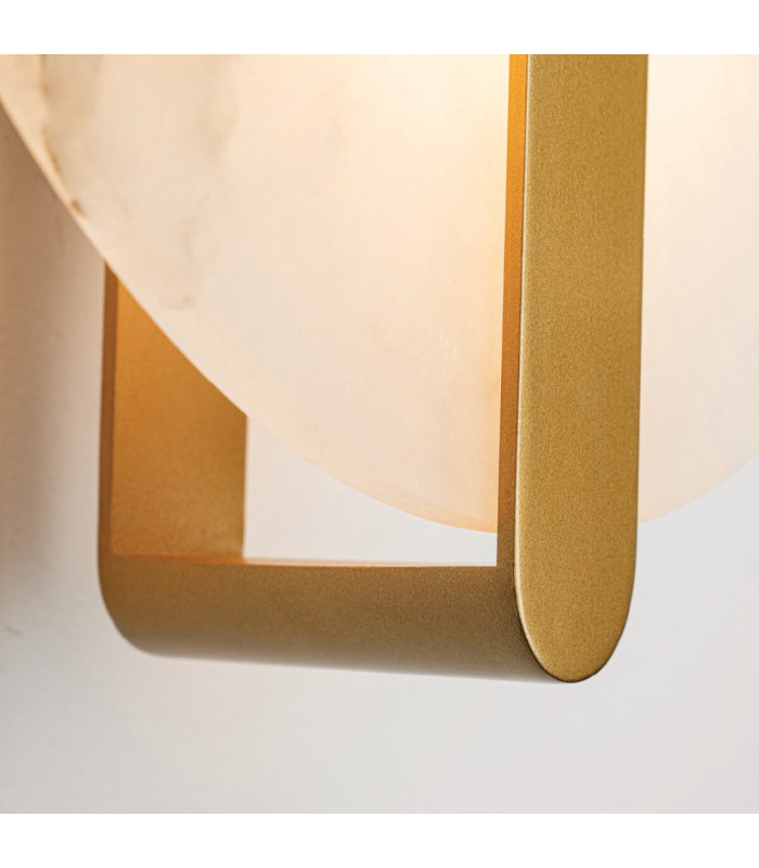 Maroni Integrated Led Wall Lamp Brass-Natural Alabaster LED 3000K-4