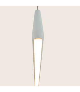 Messaria Bar Pendant Ceiling Light Sandy White LED 3000K Dimmable-2