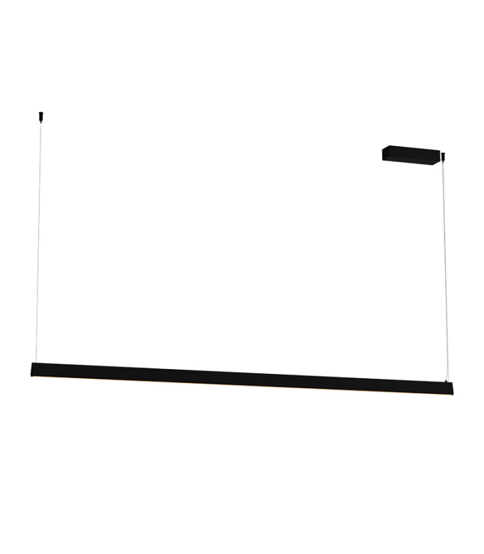 Messaria 152cm Bar Pendant Ceiling Light Sandy Black LED 3000K-1