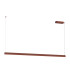 Messaria Bar Pendant Ceiling Light Sandy Brick Red LED 3000K Dimmable-1