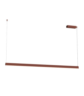 Messaria Bar Pendant Ceiling Light Sandy Brick Red LED 3000K Dimmable-1
