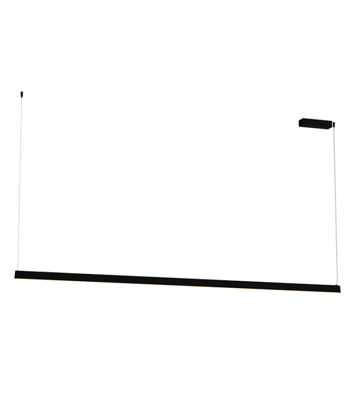 Messaria 202cm Bar Pendant Ceiling Light Sandy Black LED 3000K-1
