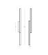 Messaria Integrated Led Wall Lamp Sandy Black-Brass LED 3000K Dimmable-3