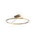 Myrina 59cm Integrated Led Semi Flush Ceiling Light Brass LED 3000K Dimmable-1