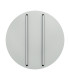 Neapolis 60cm Integrated Led Semi Flush Ceiling Light Sandy Grey-Black Matt LED 3000K Dimmable-1
