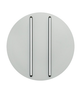 Neapolis 60cm Integrated Led Semi Flush Ceiling Light Sandy Grey-Black Matt LED 3000K Dimmable-1
