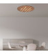 Neapolis 80cm Integrated Led Semi Flush Ceiling Light Sandy Brick Red-Black Matt LED 3000K Dimmable-2