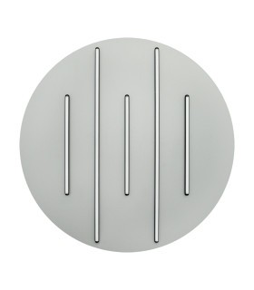 Neapolis 80cm Integrated Led Semi Flush Ceiling Light Sandy Grey-Black Matt LED 3000K Dimmable-1