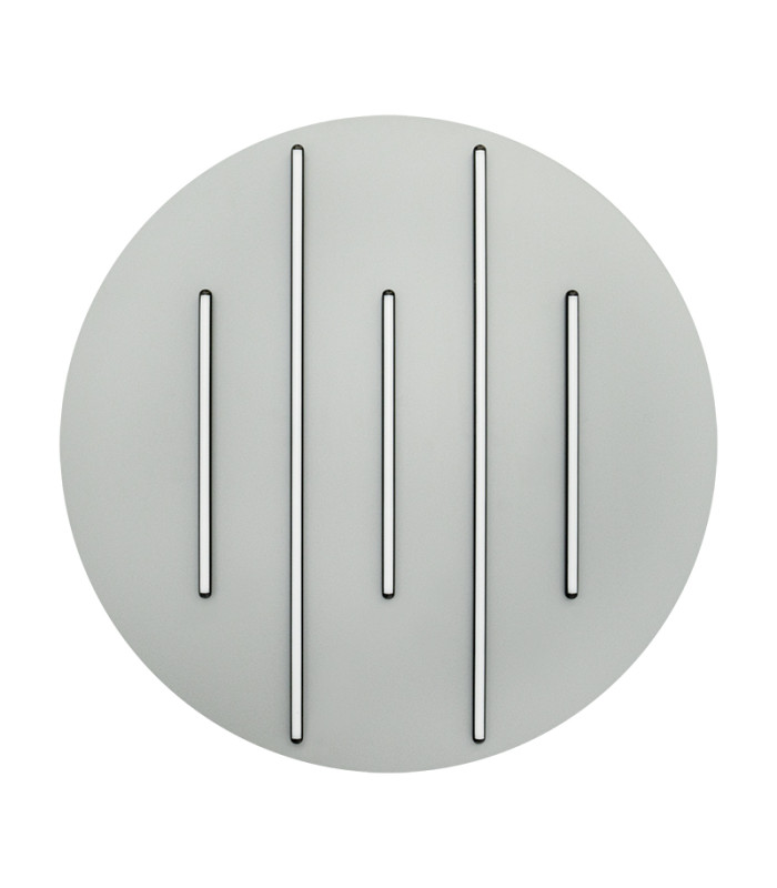 Neapolis 80cm Integrated Led Semi Flush Ceiling Light Sandy Grey-Black Matt LED 3000K Dimmable-1