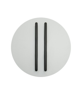 Neapolis 40cm Integrated Led Wall Lamp Sandy Grey-Black Matt LED 3000K Dimmable-1