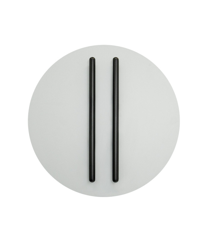 Neapolis 40cm Integrated Led Wall Lamp Sandy Grey-Black Matt LED 3000K Dimmable-1