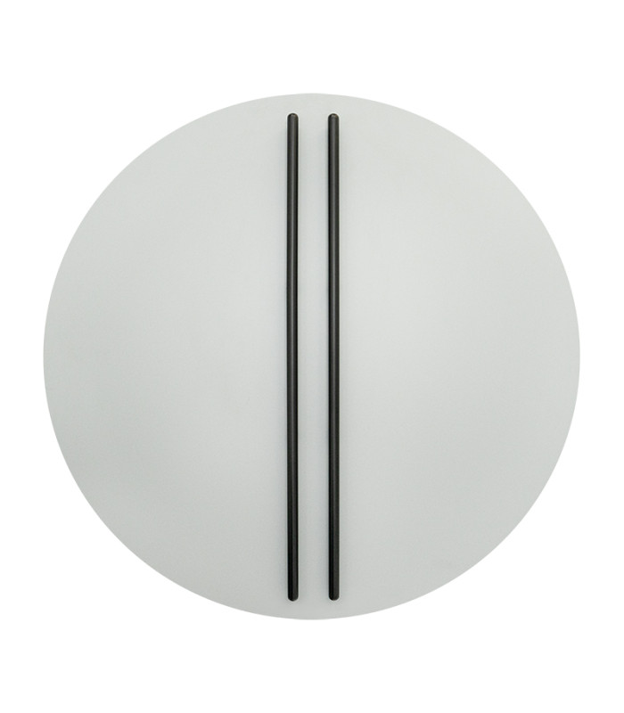Neapolis 80cm Integrated Led Wall Lamp Sandy Grey-Black Matt LED 3000K Dimmable-1