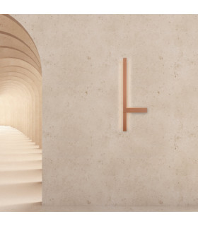 Therma 91cm Integrated Led Wall Lamp Sandy Brick Red LED 3000K Dimmable-2
