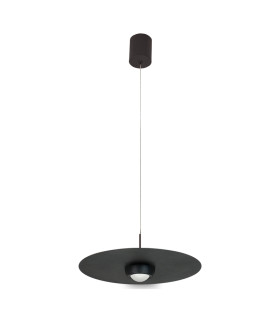 Kapedes 35cm Dome Pendant Ceiling Light Sandy Black LED 3000K Dimmable-1