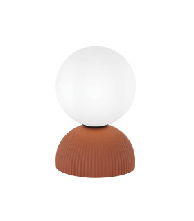 Aerion Globe Table Lamp Terracotta-Black 1xG9 LED-1