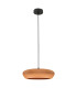 Arcadia Cylindrical Pendant Ceiling Light Terracotta-Sandy Black 2xG9 LED-1