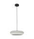 Arcadia Cylindrical Pendant Ceiling Light Grey-Sandy Black 2xG9 LED-1