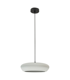 Arcadia Cylindrical Pendant Ceiling Light Grey-Sandy Black 2xG9 LED-1