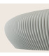 Arcadia Cylindrical Pendant Ceiling Light Grey-Sandy Black 2xG9 LED-3
