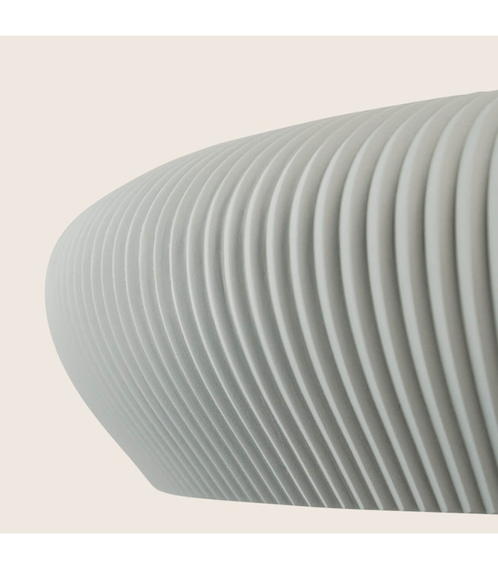 Arcadia Cylindrical Pendant Ceiling Light Grey-Sandy Black 2xG9 LED-3