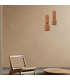 Arcadia Slim Pendant Ceiling Light Terracotta-Sandy Black 1xE27 LED-2
