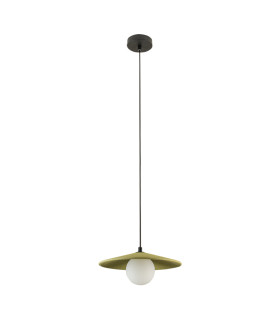 Arion 
Dome Pendant Ceiling Light Olive Green-Black 1xG9 LED-1