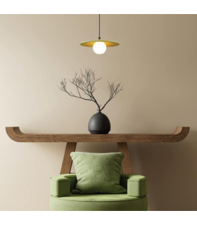 Arion 
Dome Pendant Ceiling Light Olive Green-Black 1xG9 LED-2