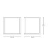 Teteven Square Outdoor Modern Wall Lamp Graphite 1xE27 IP54-2