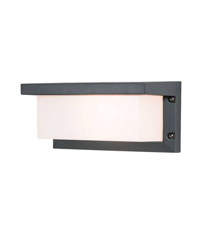 Teteven Rectangle Outdoor Modern Wall Lamp Graphite 1xE27 IP54-1
