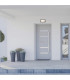 Teteven Rectangle Outdoor Modern Wall Lamp Graphite 1xE27 IP54-2