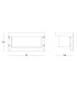Teteven Rectangle Outdoor Modern Wall Lamp Graphite 1xE27 IP54-3