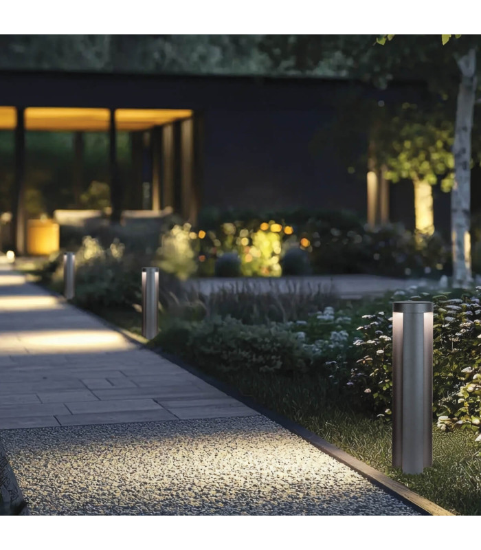 Elhovo 45cm Outdoor Bollard Graphite LED 3000K IP54-2