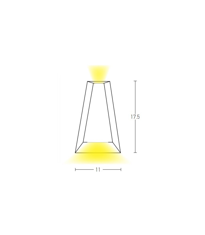 Bankya Outdoor Up Down Wall Lamp Graphite LED 3000K IP54-2