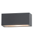 Bankya Outdoor Up Down Wall Lamp Graphite 1xE27 IP44-1