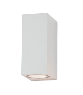 Lukovit Outdoor Up Down Wall Lamp Sandy White 2xGU10 IP54-1