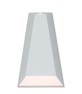 Sopot 17.5cm Outdoor Up Down Wall Lamp Sandy White LED 3000K IP54 2x3W-1