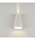Sopot 17.5cm Outdoor Up Down Wall Lamp Sandy White LED 3000K IP54 2x3W-2
