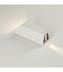 Sopot 17.5cm Outdoor Up Down Wall Lamp Sandy White LED 3000K IP54 2x3W-4