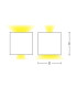 Sopot 8cm Outdoor Up Down Wall Lamp Sandy White LED 3000K IP54 2x3W-6