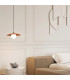 Arion 
Dome Pendant Ceiling Light Terracotta-Black 1xG9 LED-2